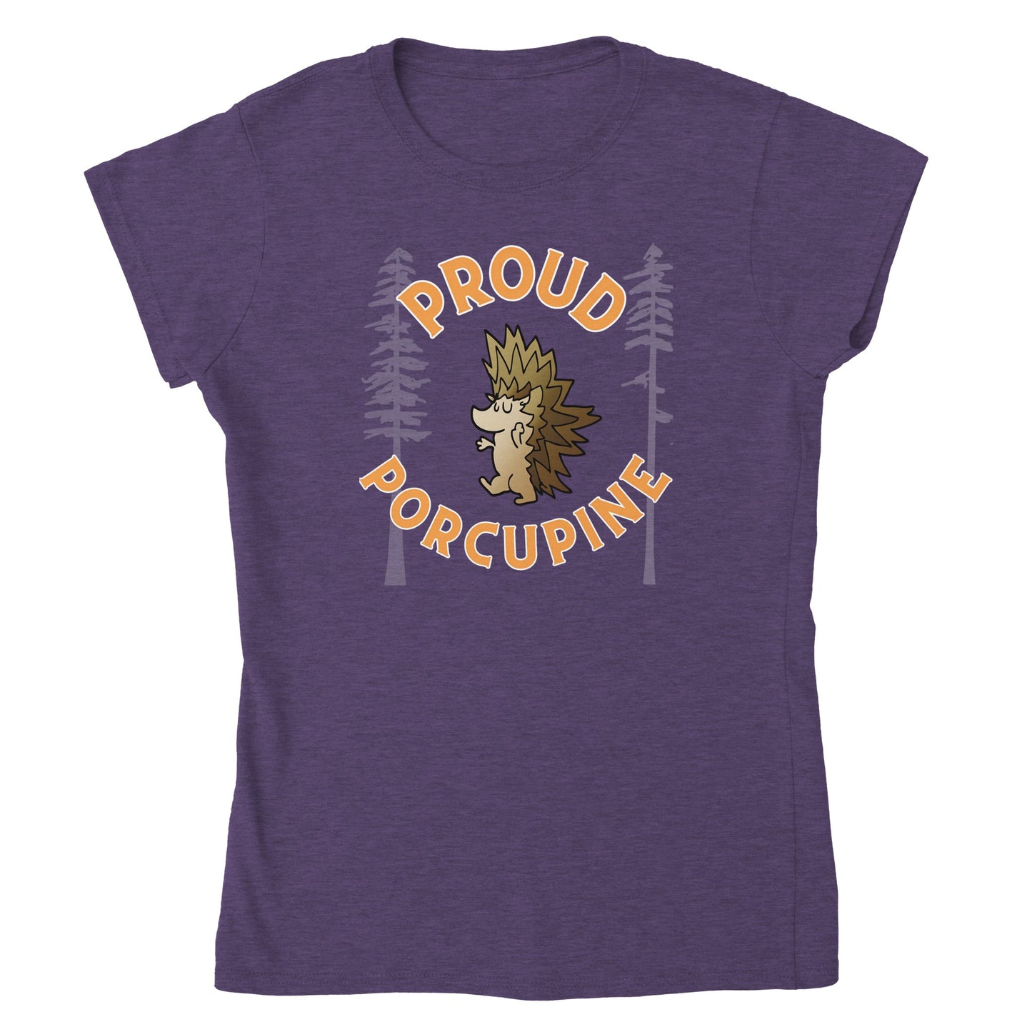 Proud Porcupine! Classic Womens Crewneck T-shirt