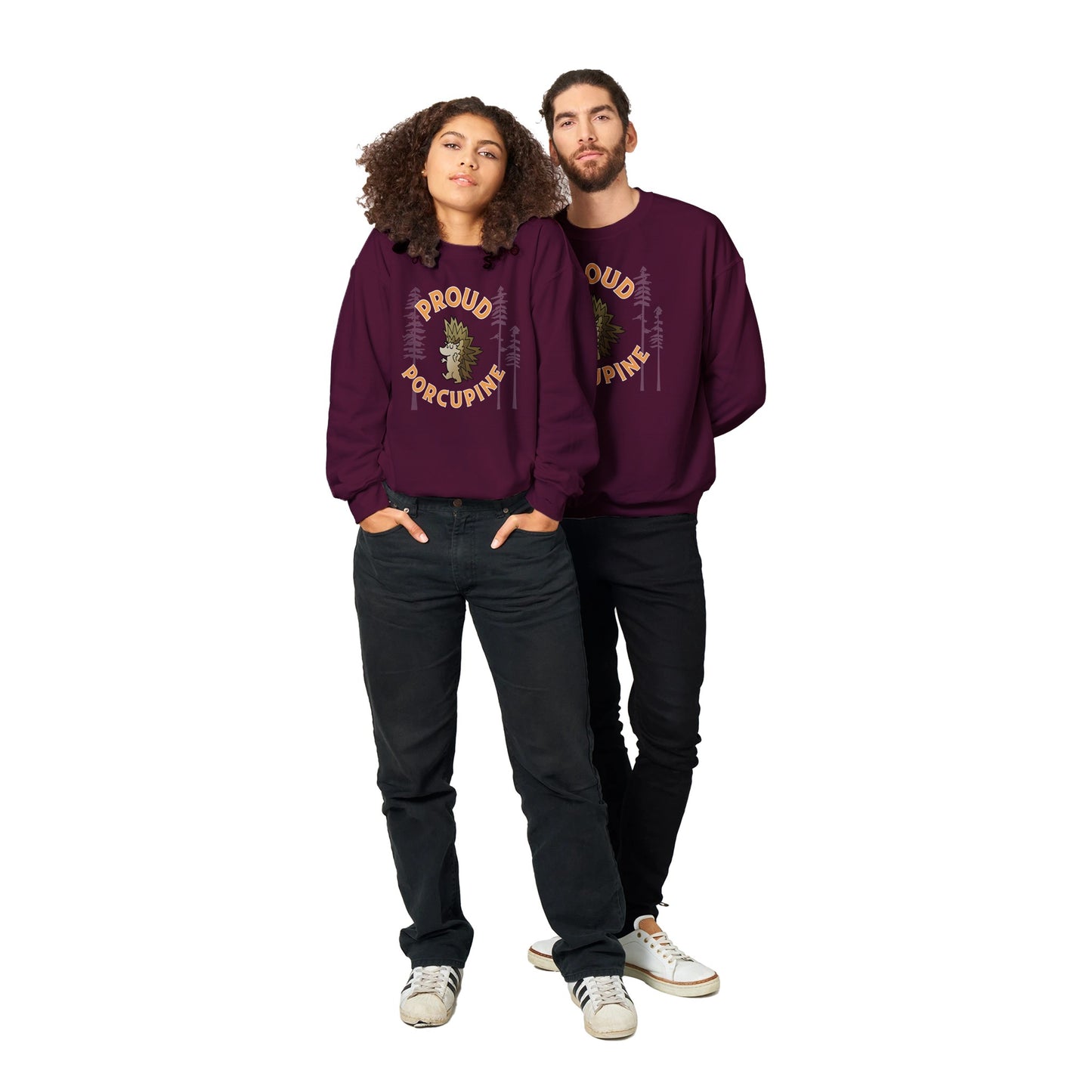 Proud Porcupine! ADULT Classic Unisex Crewneck Sweatshirt