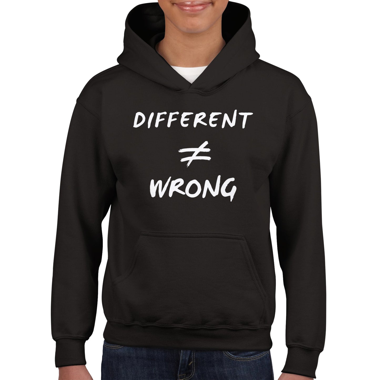 Different does not Equal Wrong! Classic Kids Pullover Hoodie