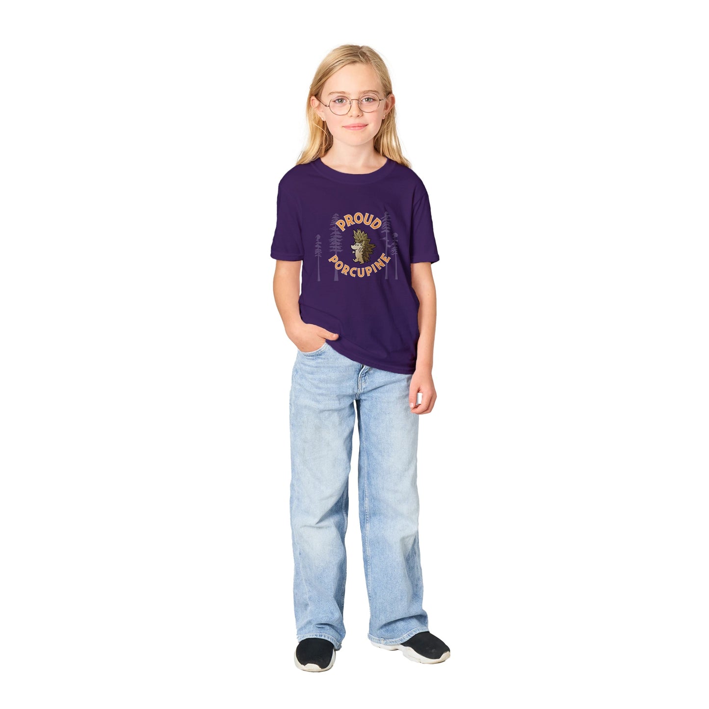 Proud Porcupine! Classic Kids Crewneck T-shirt
