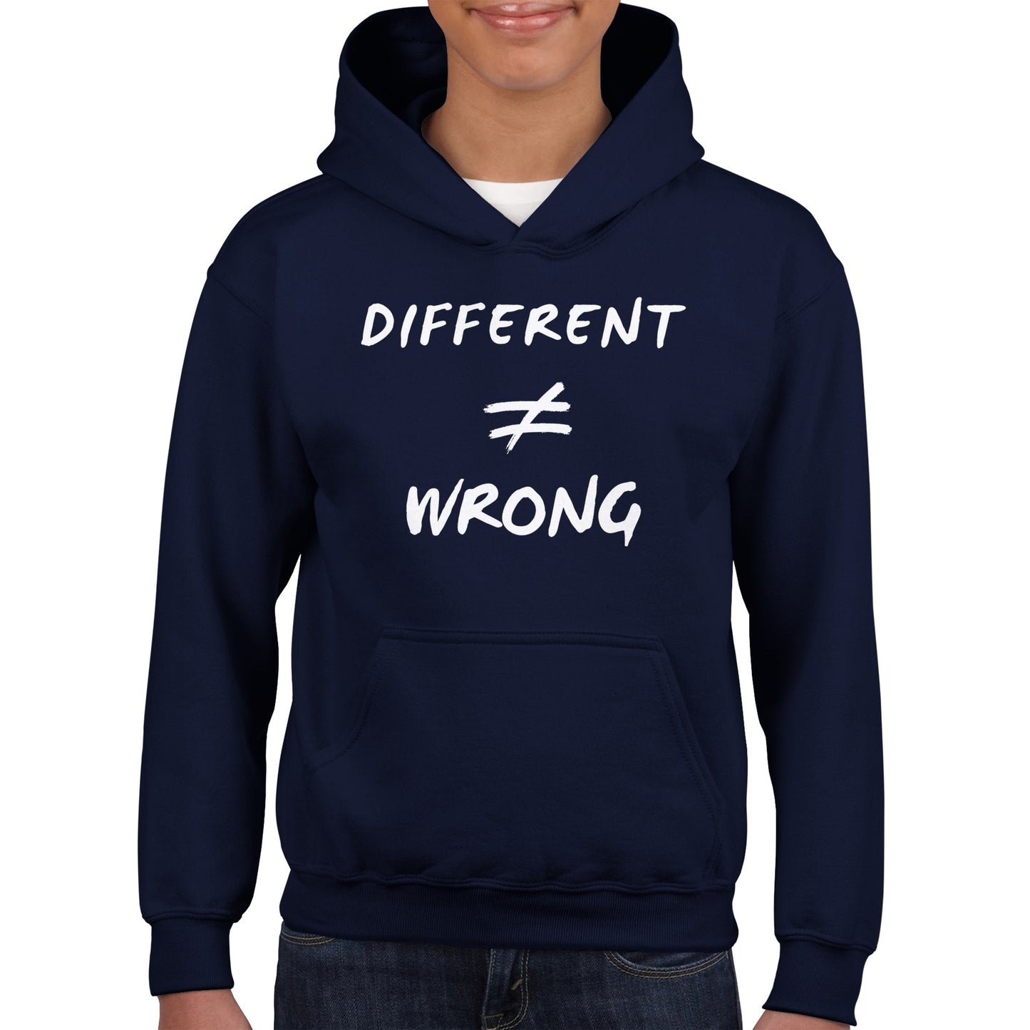 Different does not Equal Wrong! Classic Kids Pullover Hoodie