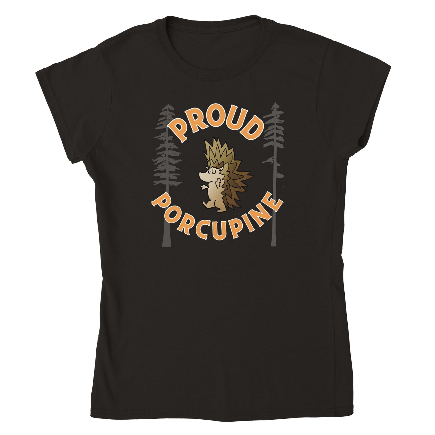 Proud Porcupine! Classic Womens Crewneck T-shirt