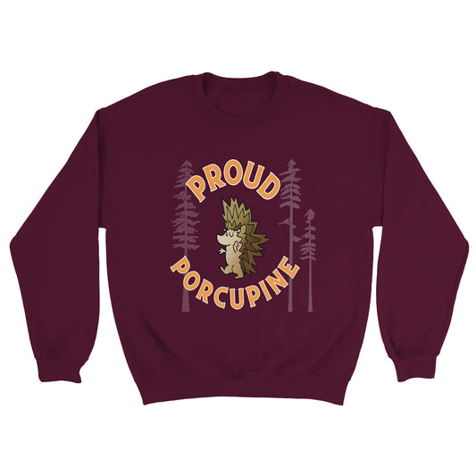 Proud Porcupine! ADULT Classic Unisex Crewneck Sweatshirt