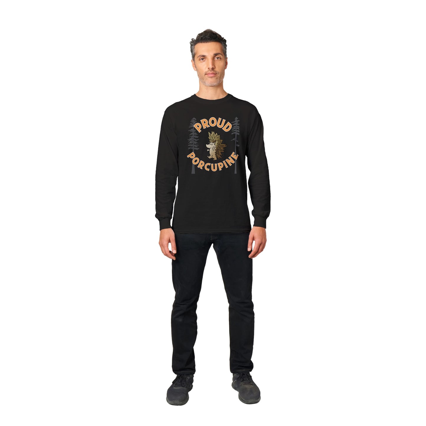 Proud Porcupine! Classic Unisex Longsleeve T-shirt