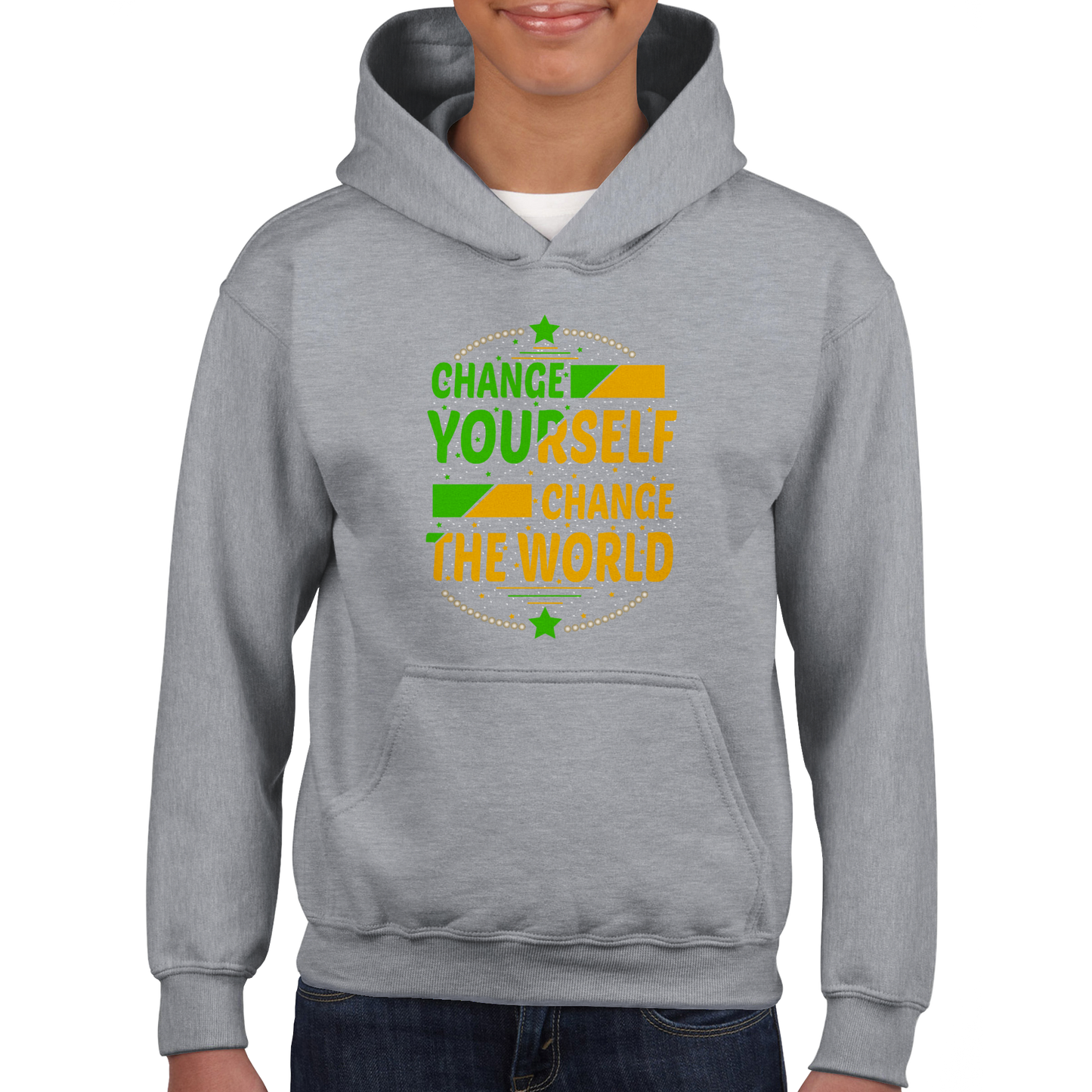 Change yourself change the world - Hoodie Kids