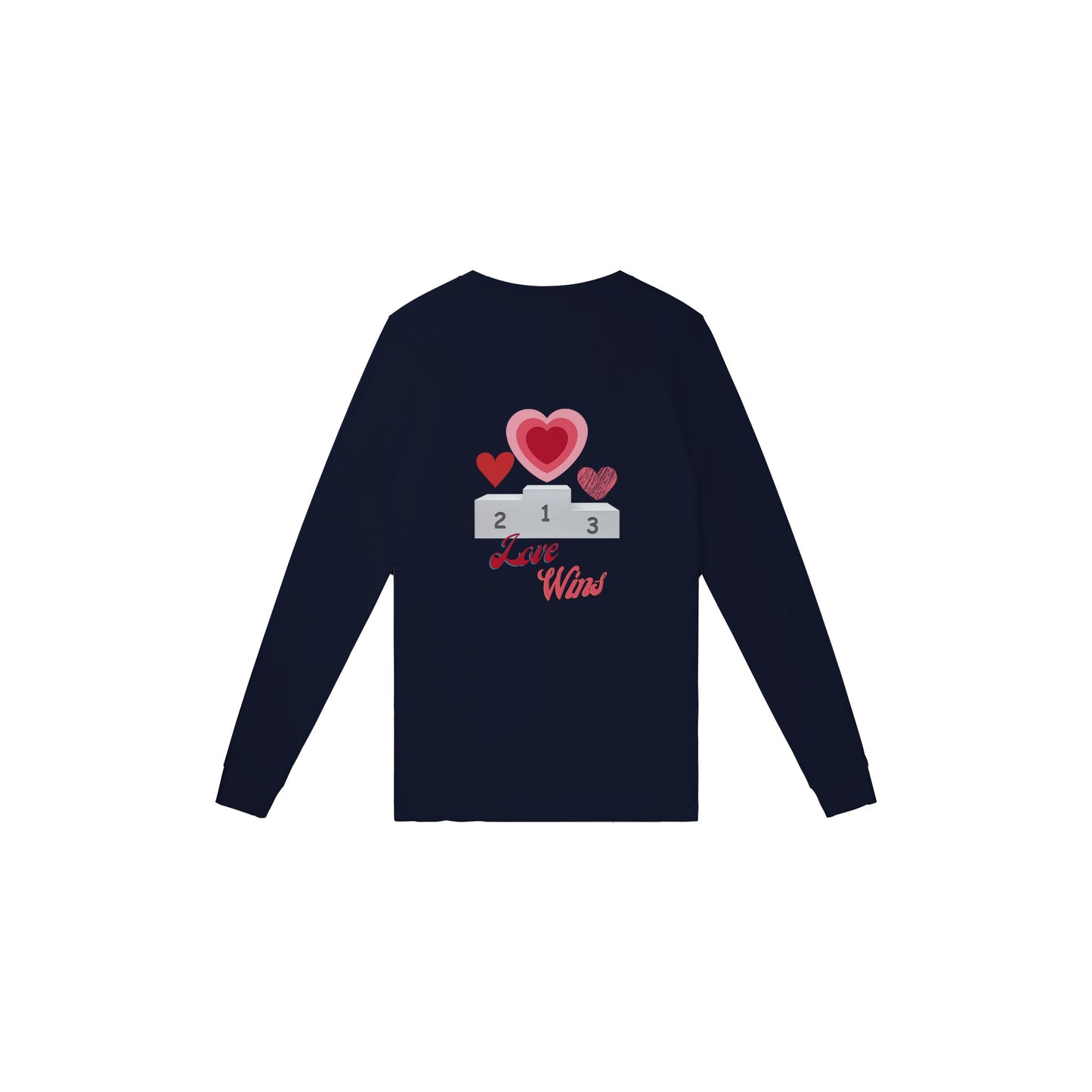 Love Wins - Longsleeve T-shirt - adult