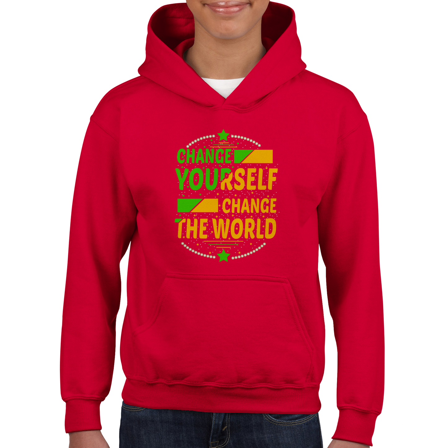 Change yourself change the world - Hoodie Kids