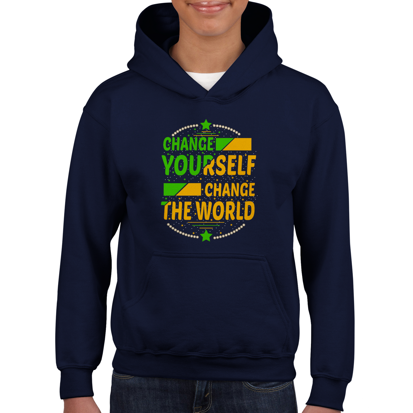 Change yourself change the world - Hoodie Kids