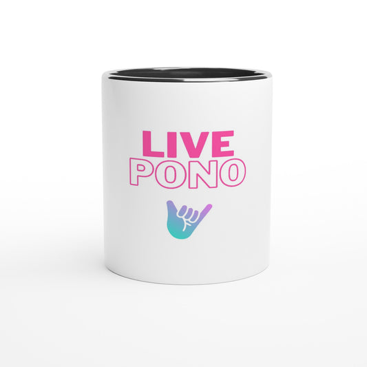 Live Pono Pink- Mug