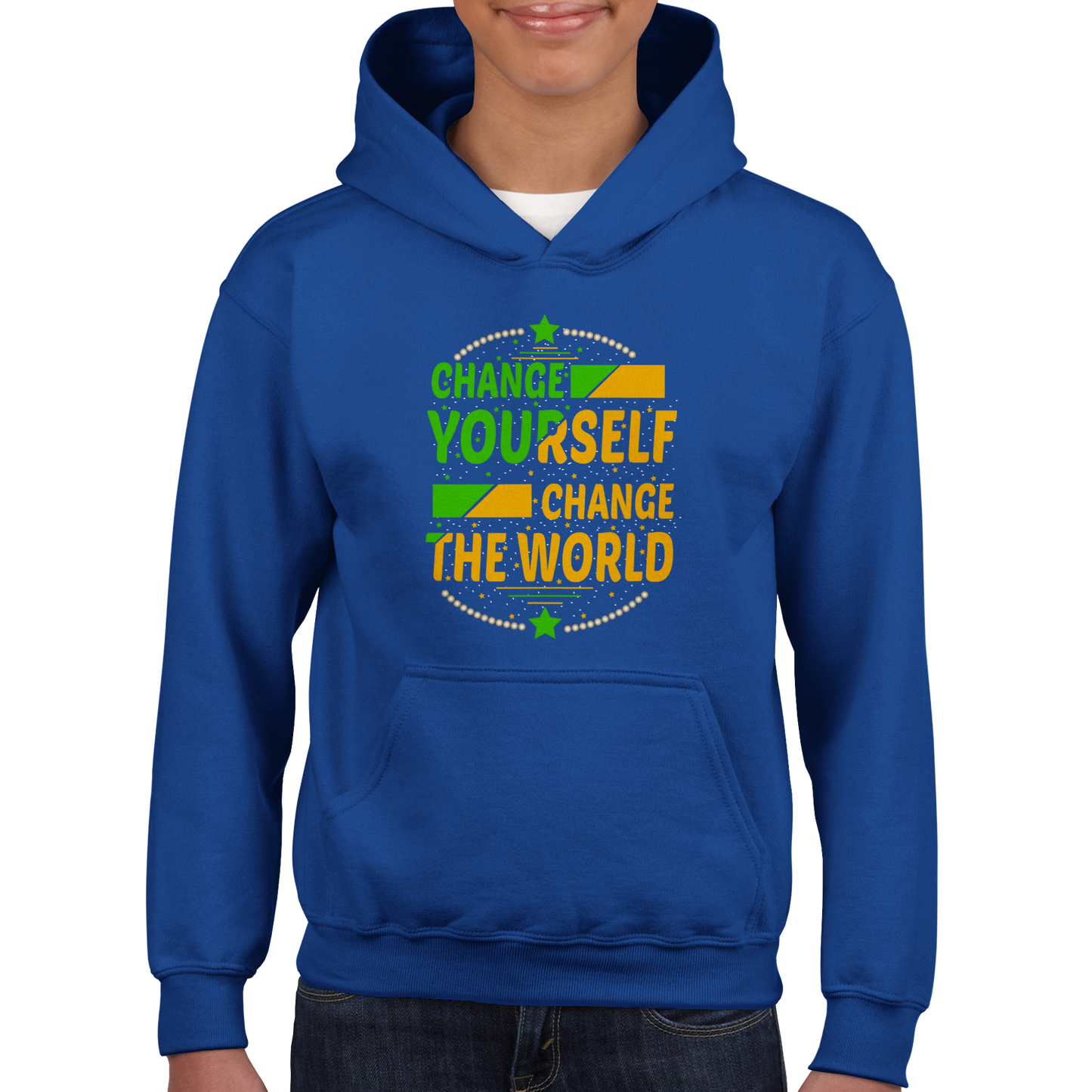 Change yourself change the world - Hoodie Kids