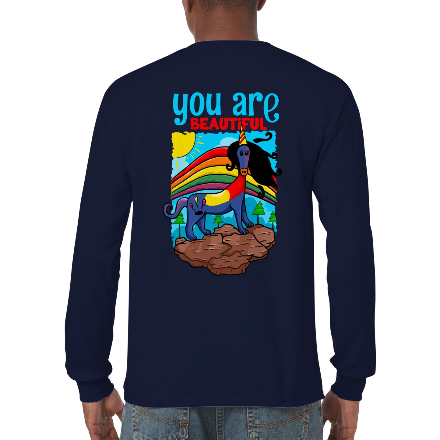 You Are Beautiful! - Longsleeve T-shirt - adult