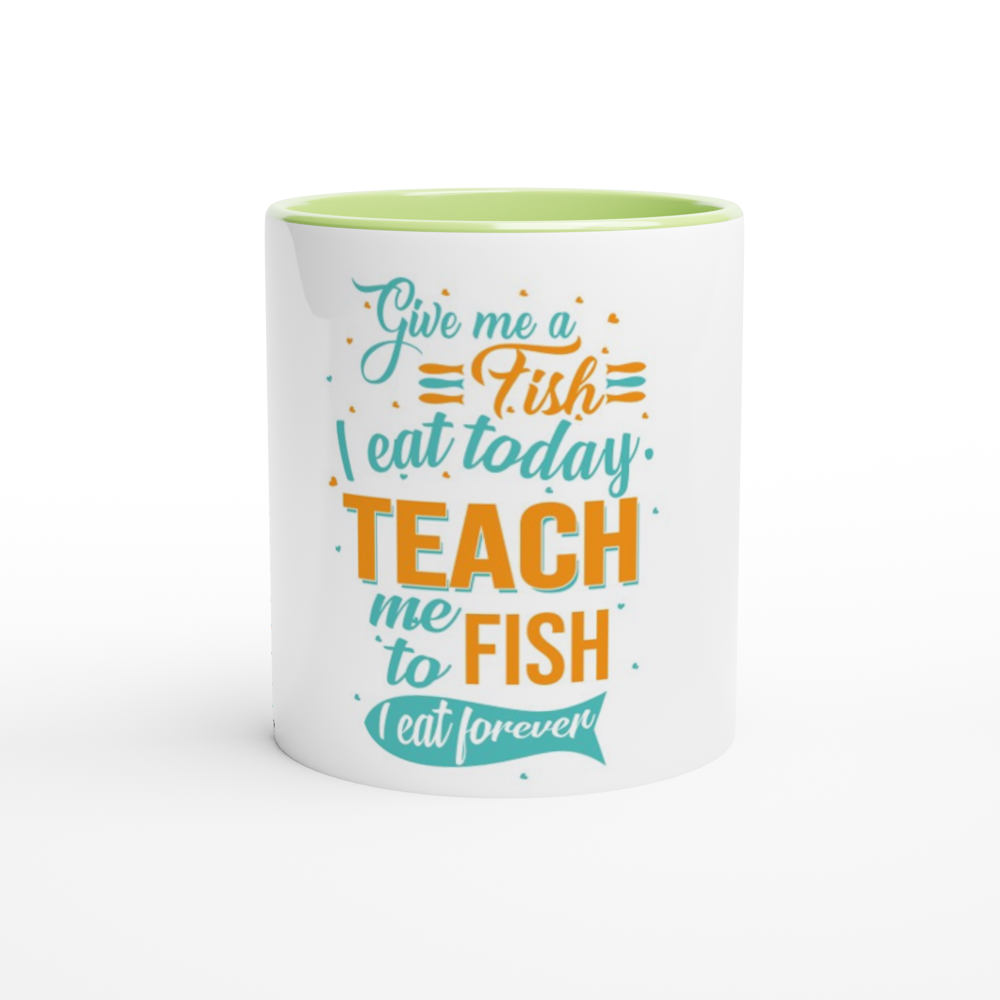 TEACH me to Fish! Mug