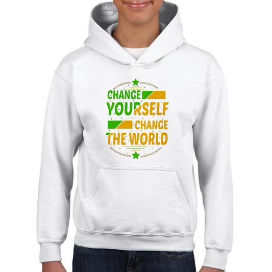 Change yourself change the world - Hoodie Kids