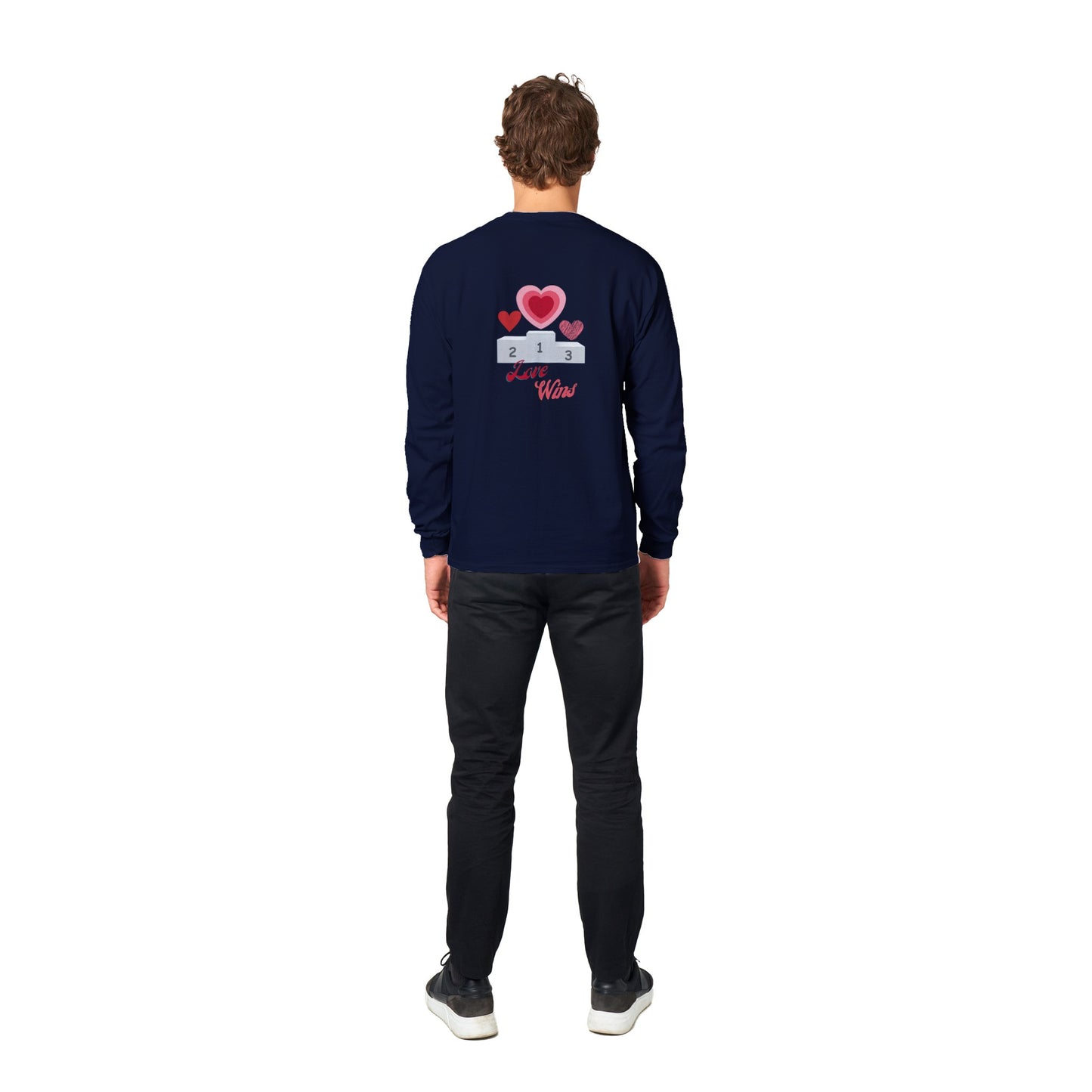 Love Wins - Longsleeve T-shirt - adult