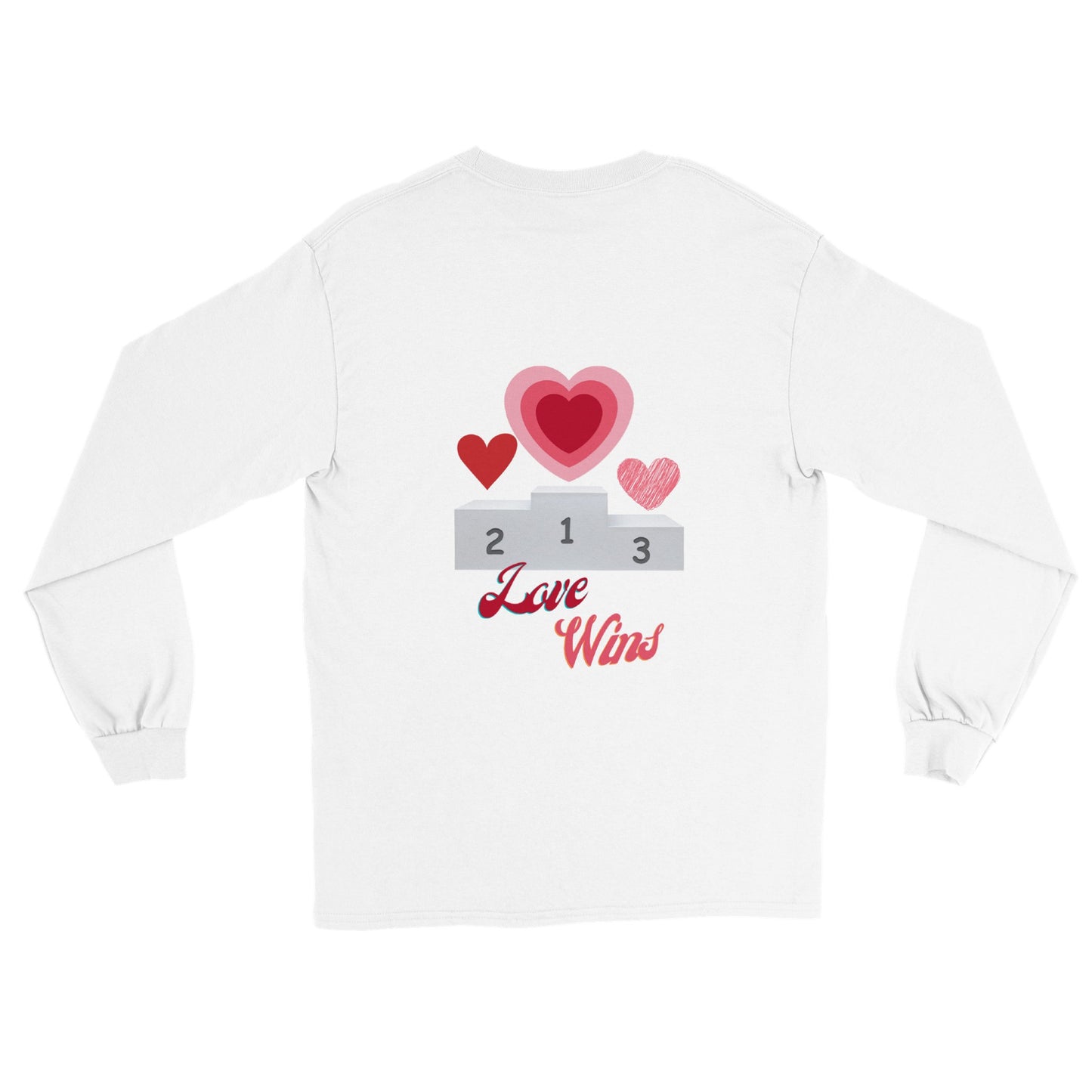 Love Wins - Longsleeve T-shirt - adult