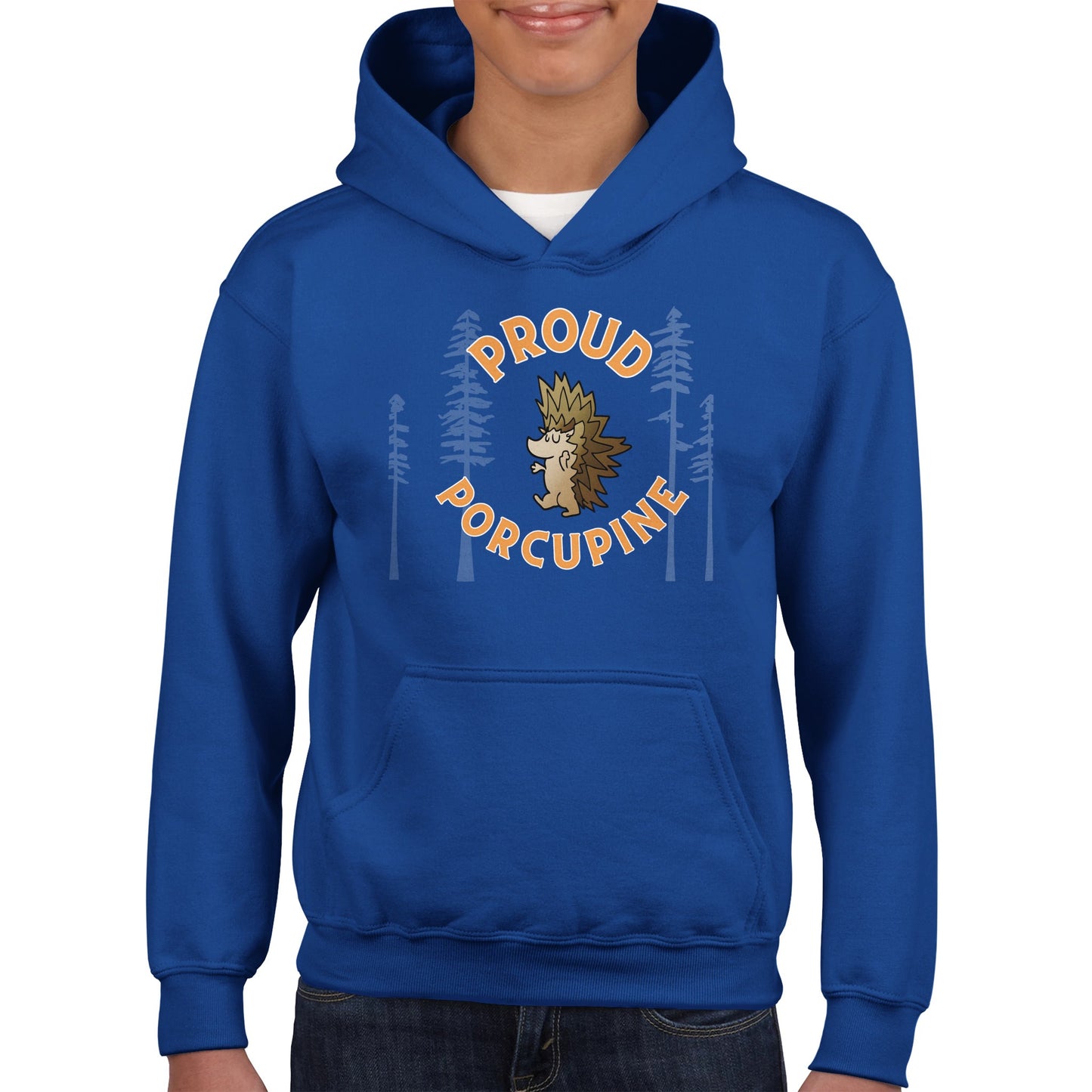 Proud Porcupine! Classic Kids Pullover Hoodie