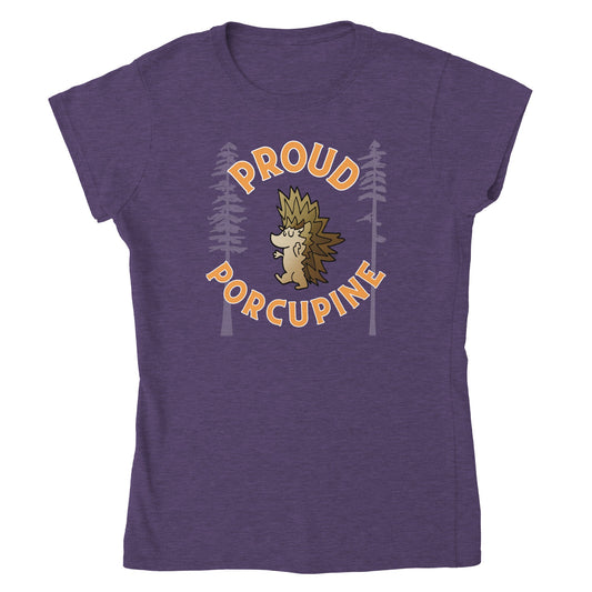 Proud Porcupine!  Classic Womens Crewneck T-shirt