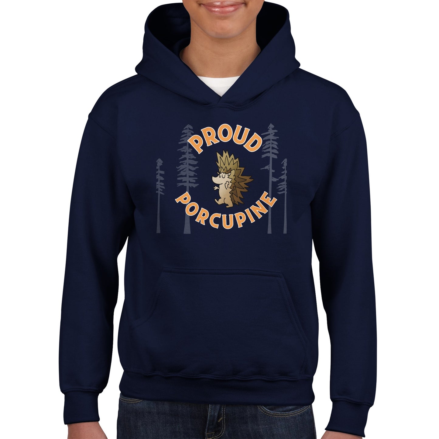 Proud Porcupine! Classic Kids Pullover Hoodie