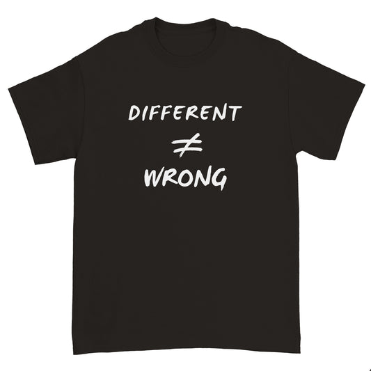 Different does not Equal Wrong! - Unisex Crewneck