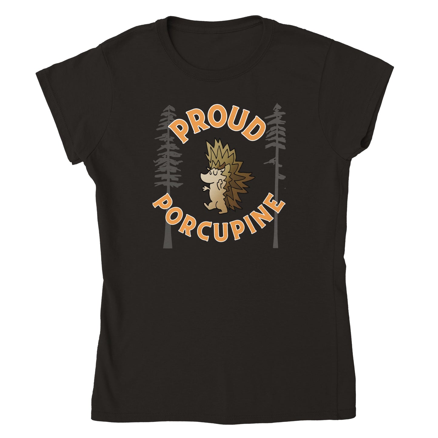 Proud Porcupine!  Classic Womens Crewneck T-shirt