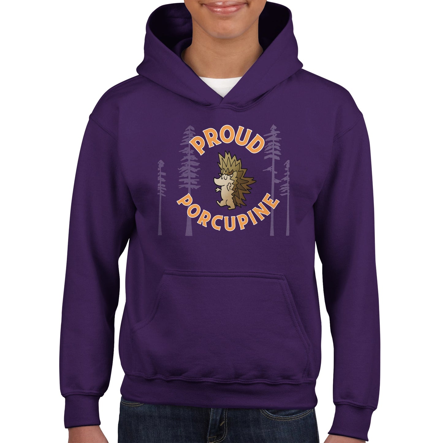 Proud Porcupine! Classic Kids Pullover Hoodie