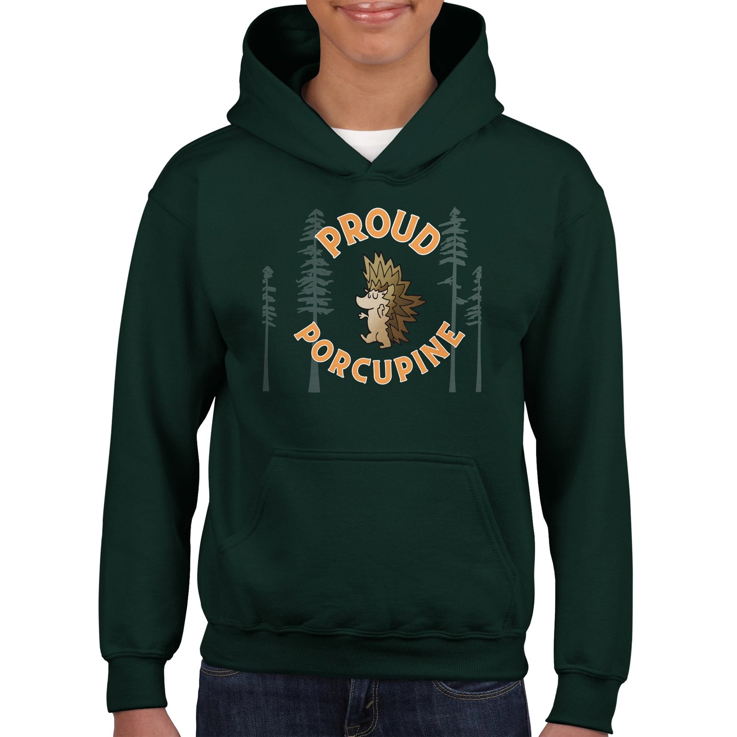 Proud Porcupine! Classic Kids Pullover Hoodie