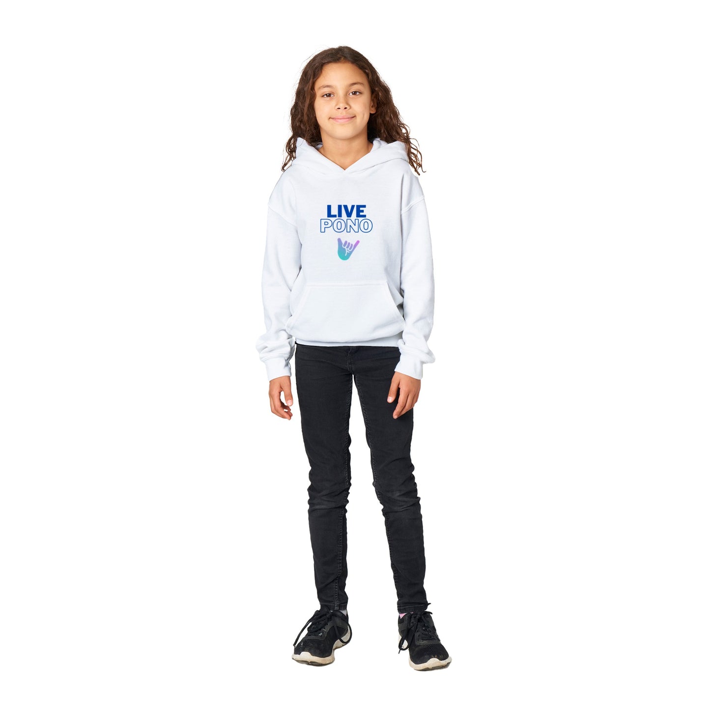 Live Pono Blue - Classic Kids Pullover Hoodie