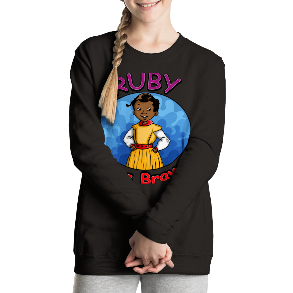 Ruby was brave - Kids sweatshirt