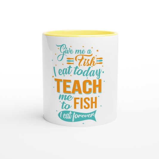 TEACH me to Fish! Mug