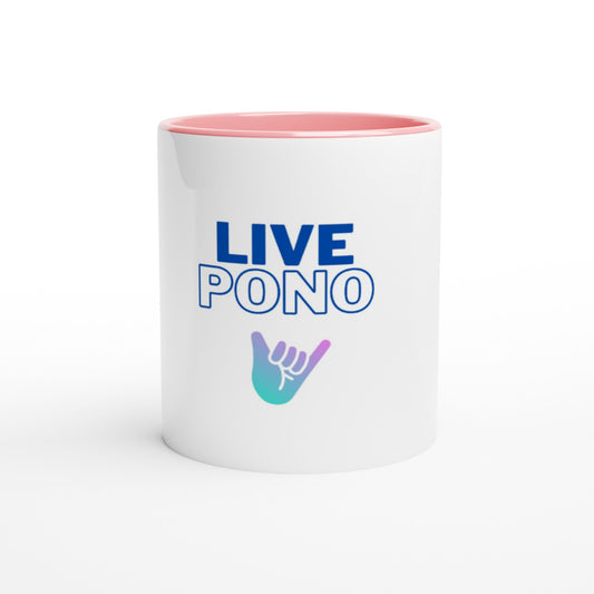 Live Pono Blue -  Mug