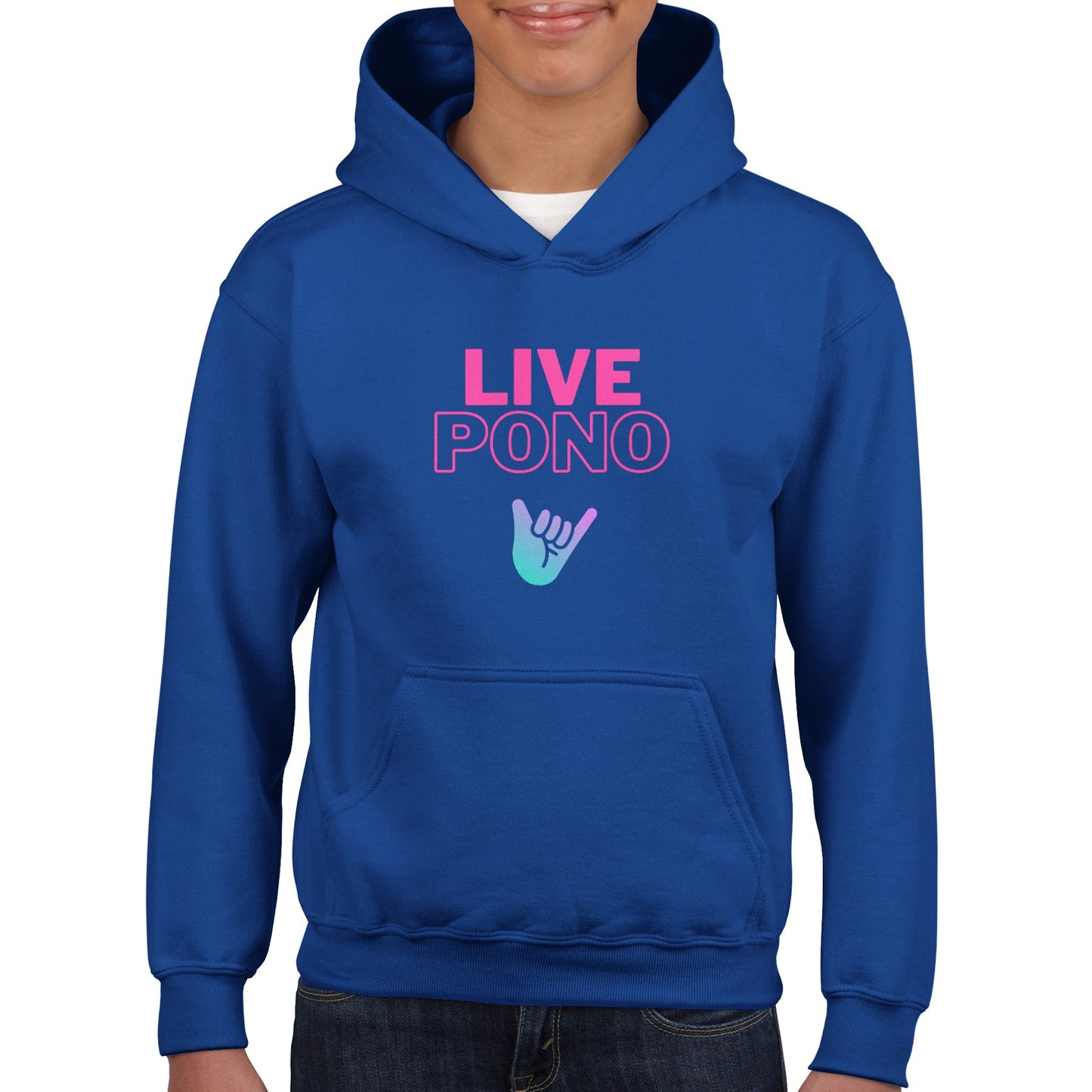 Live Pono Pink - Classic Kids Pullover Hoodie