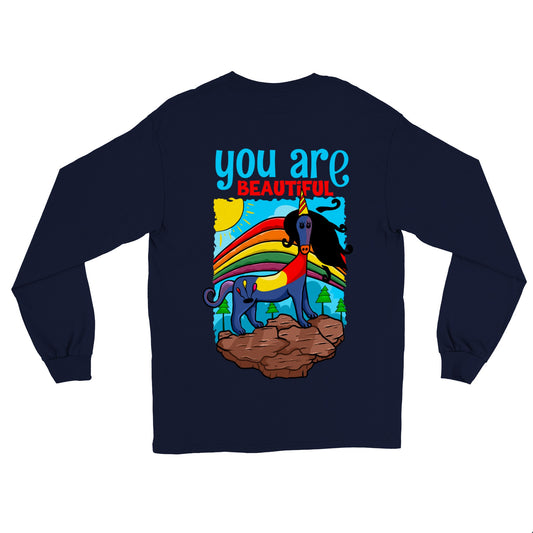 You Are Beautiful!  - Longsleeve T-shirt - adult