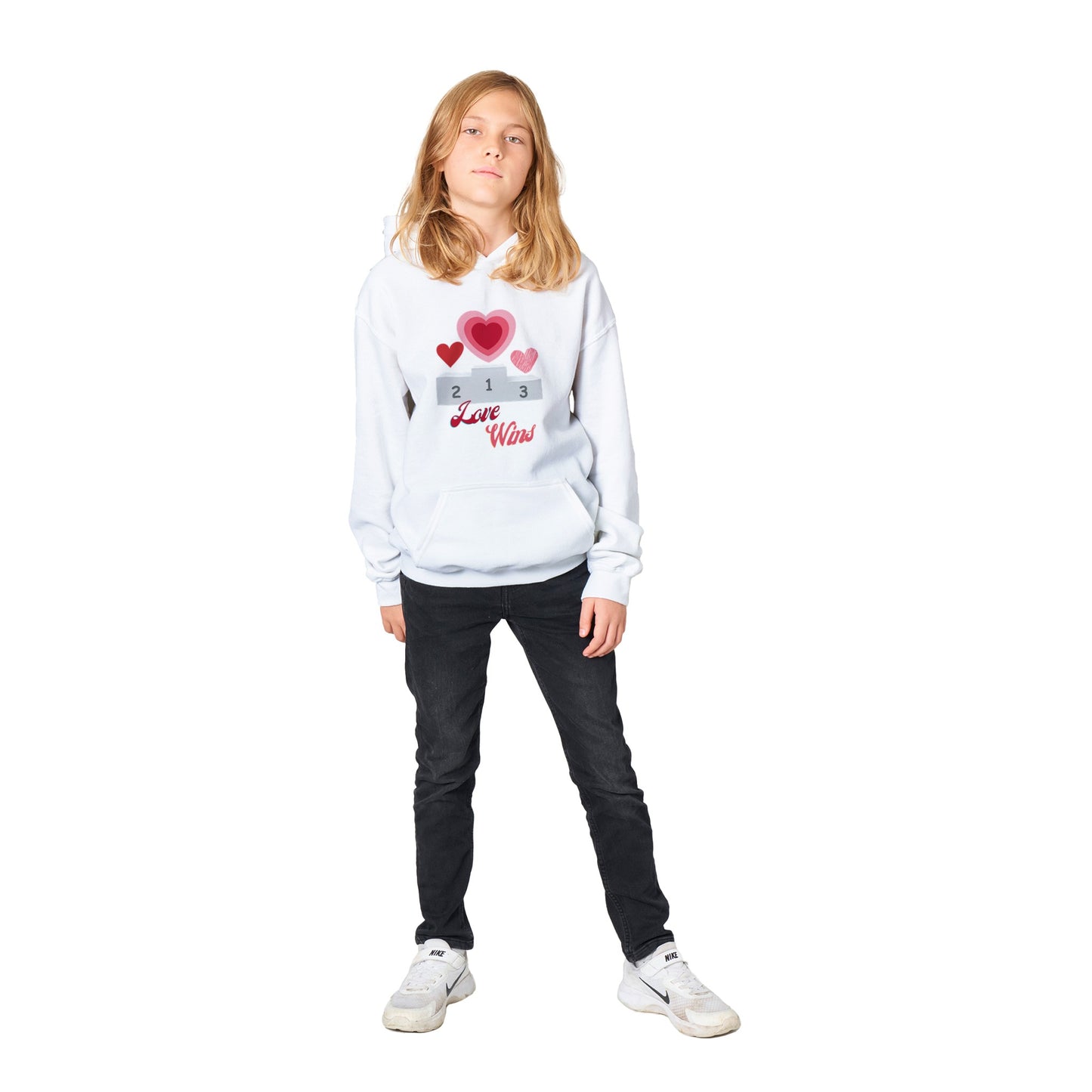 Love Wins - Classic Kids Pullover Hoodie