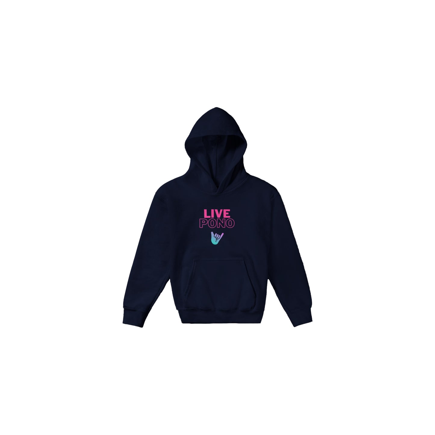 Live Pono Pink - Classic Kids Pullover Hoodie