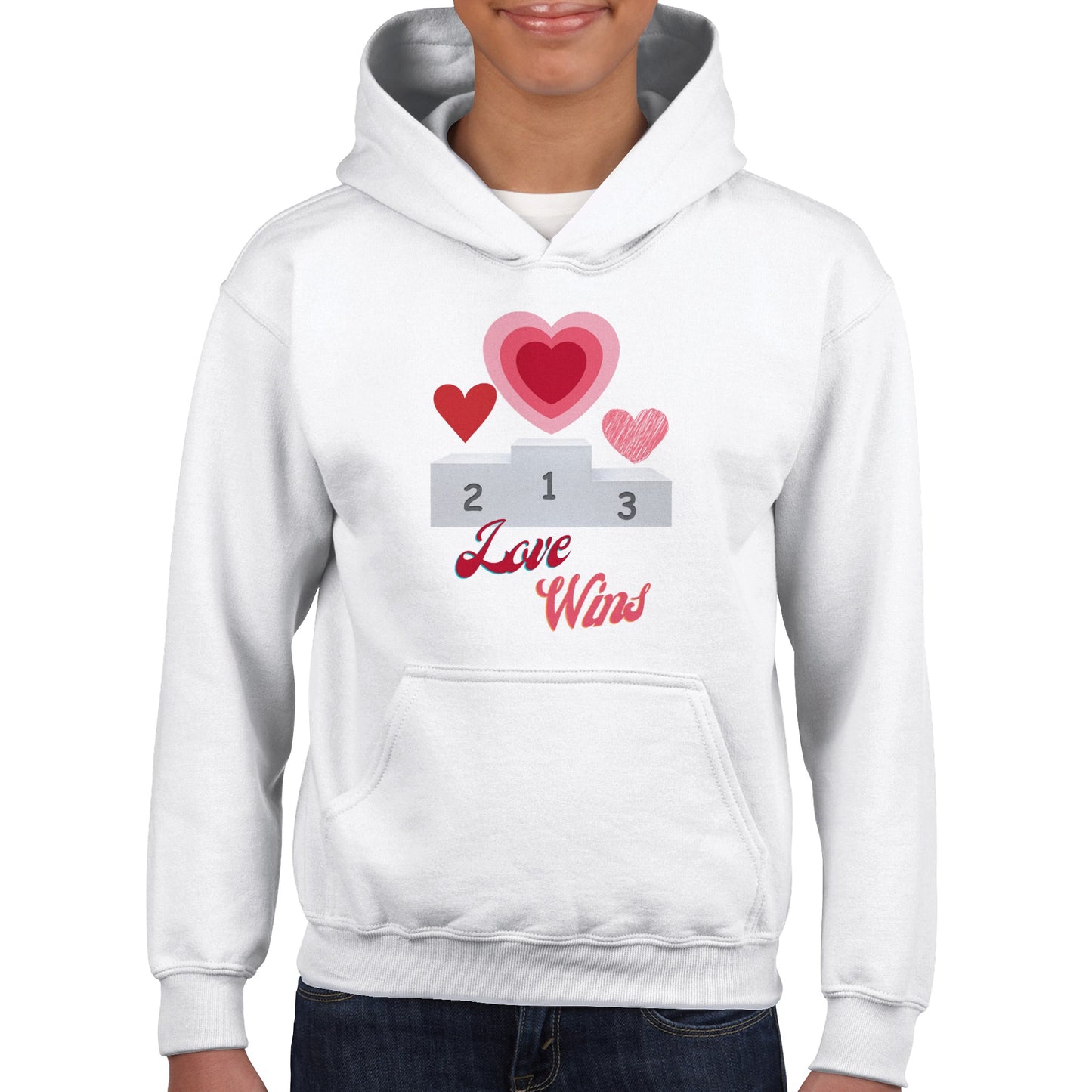 Love Wins - Classic Kids Pullover Hoodie