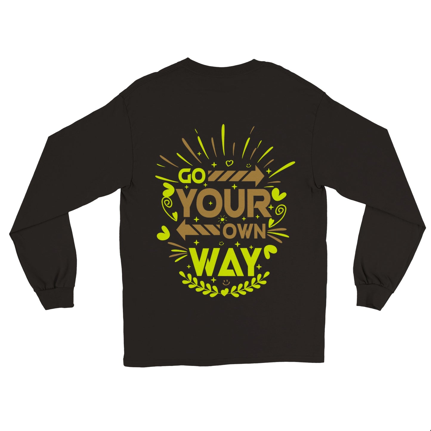 Go Your Own Way- Longsleeve T-shirt - adult