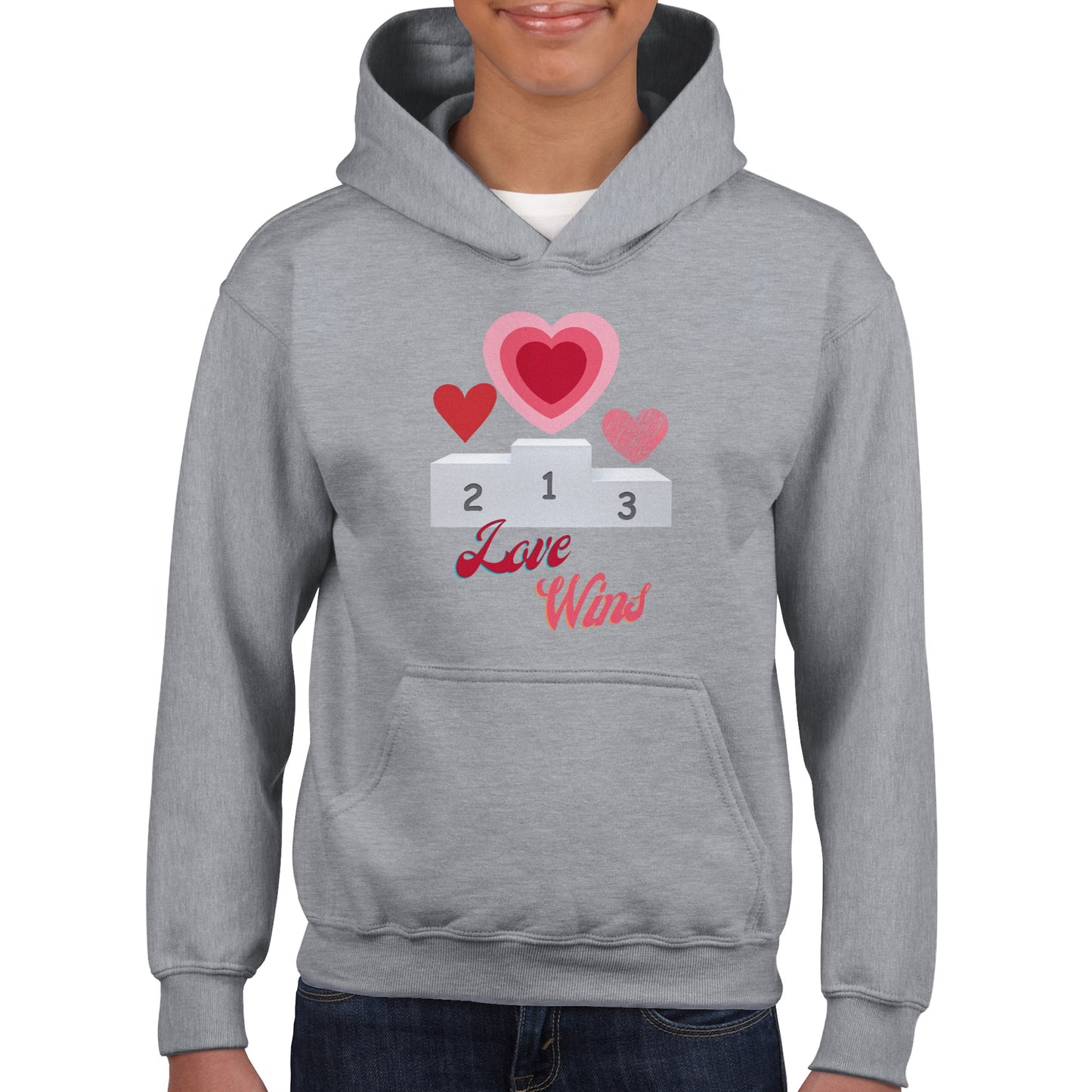 Love Wins - Classic Kids Pullover Hoodie