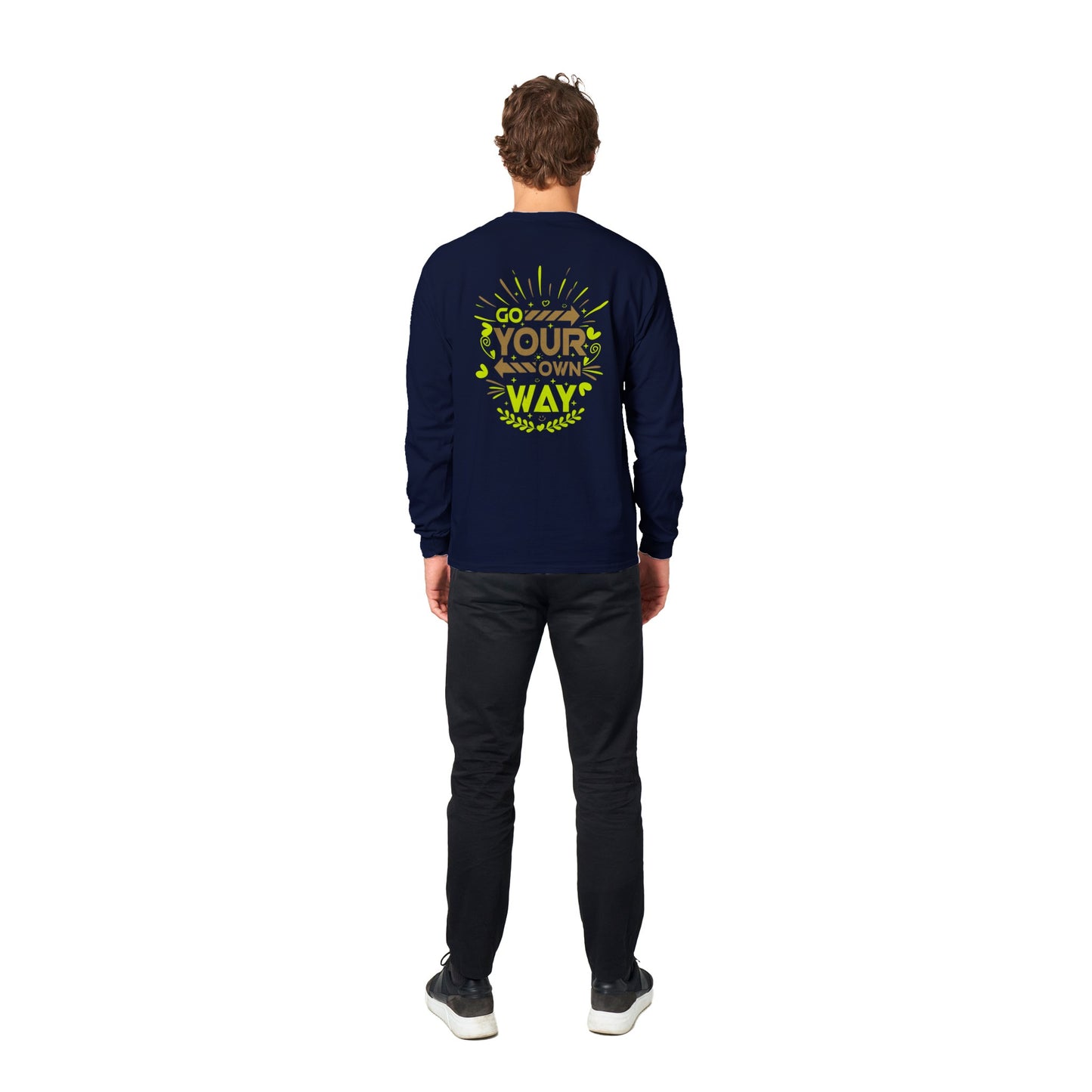 Go Your Own Way- Longsleeve T-shirt - adult