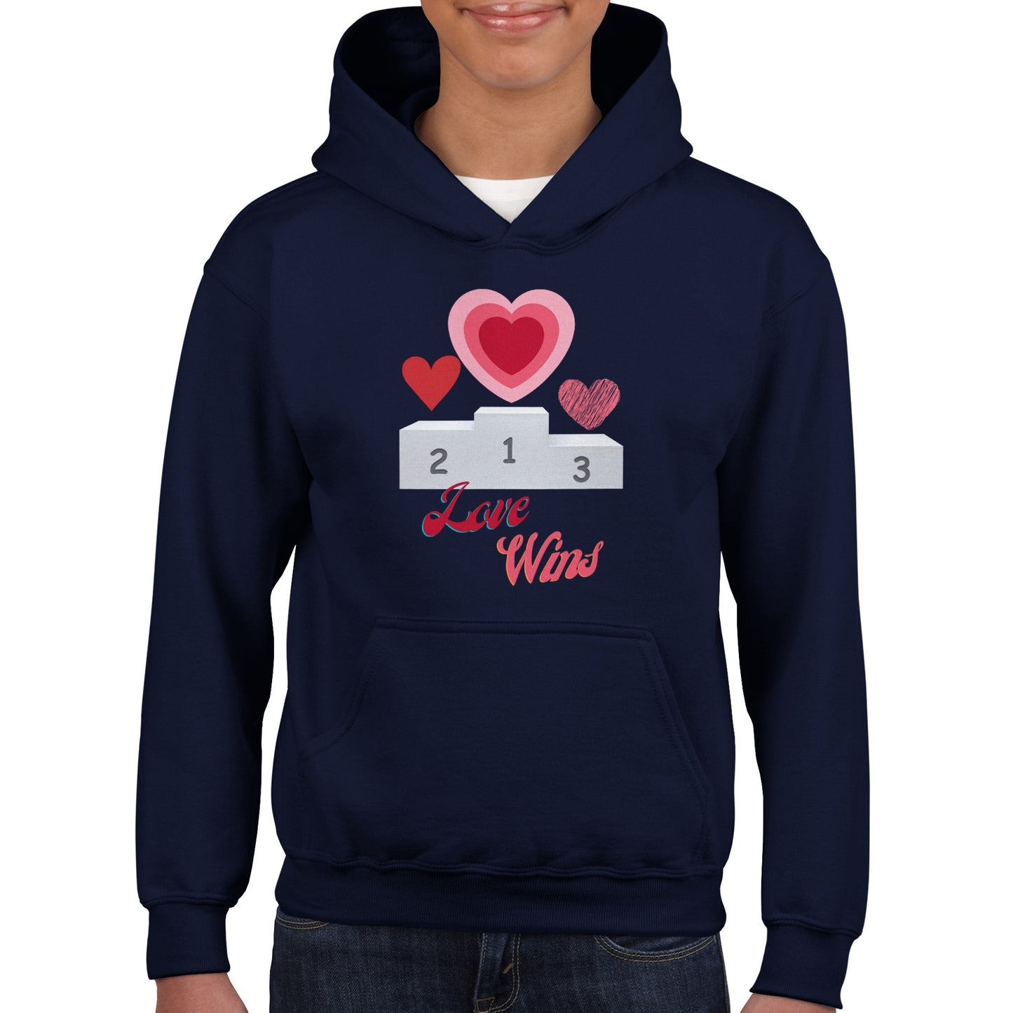 Love Wins - Classic Kids Pullover Hoodie